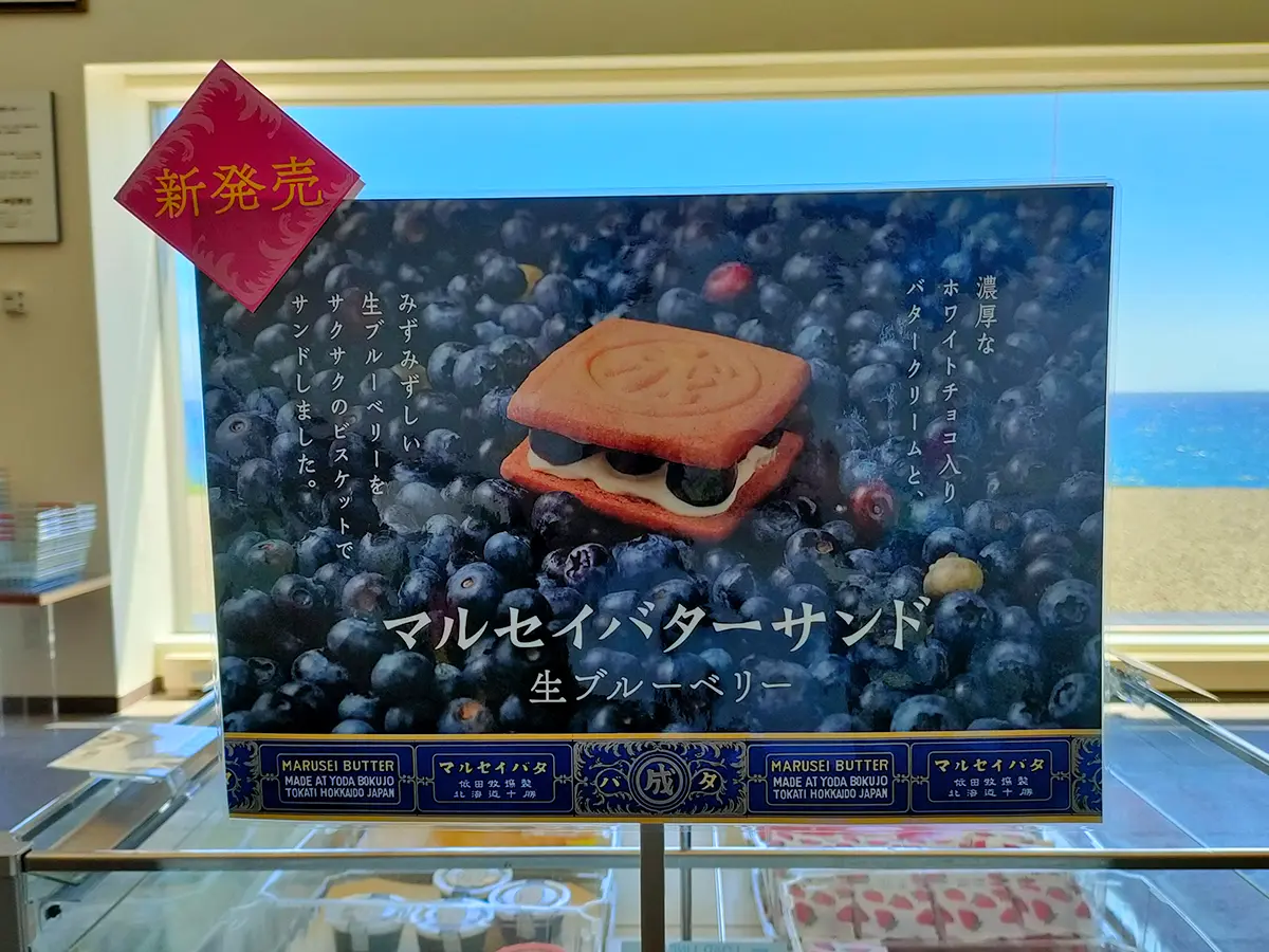 六花亭 マルセイバターサンド 生ブルーベリー