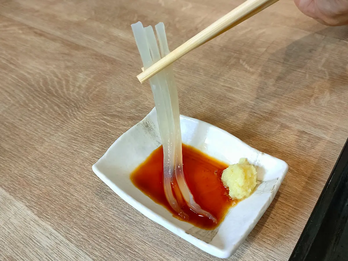 gyogyo　ぎょぎょ　ランチ　活スルメイカ定食　しょうが